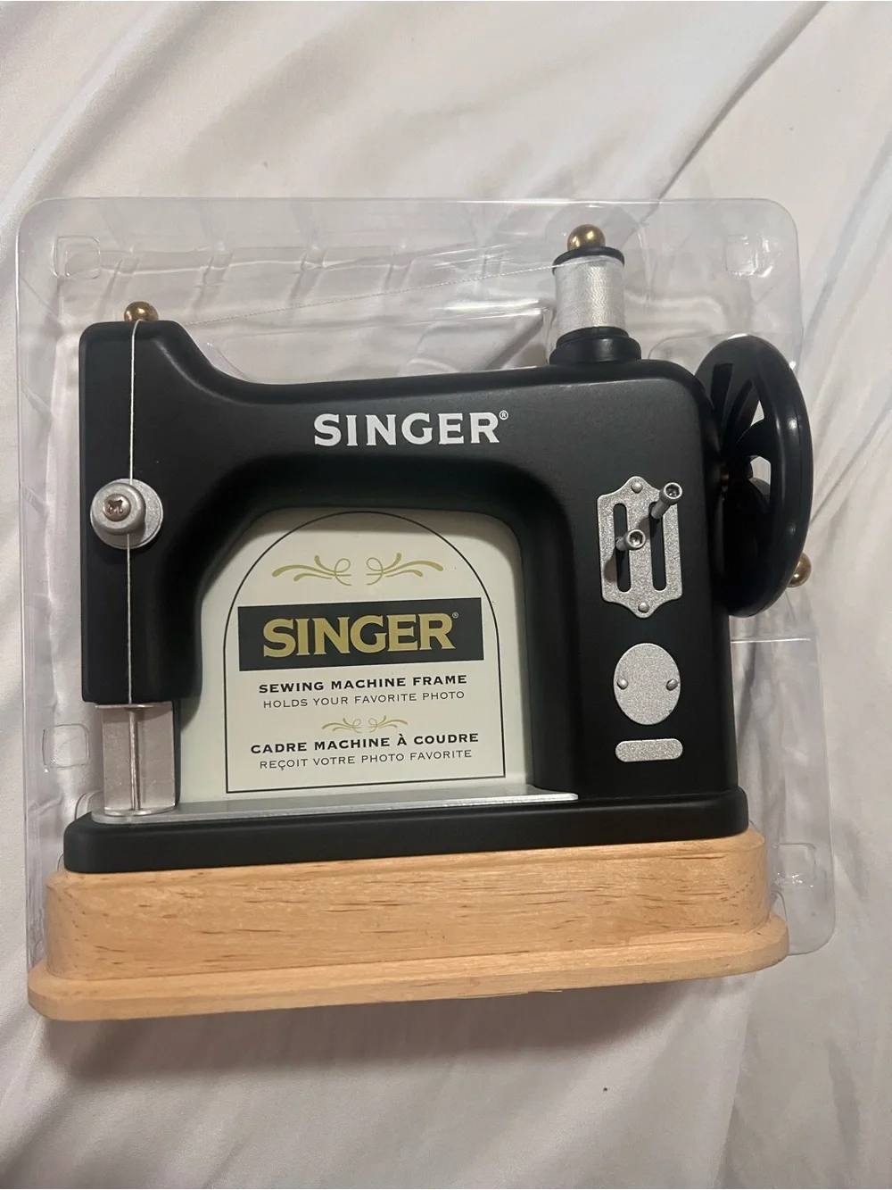 Singer Black Sewing Machine Frame Picture Holder